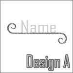 ロートアイアン,表札,ネーム,看板,サイン