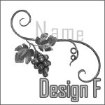 ロートアイアン,表札,ネーム,看板,サイン