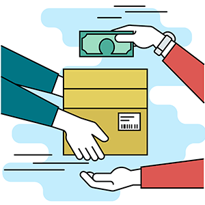 商品お届け代引き